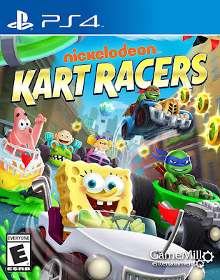 Nickelodeon Kart Racers Game Cover Ps4