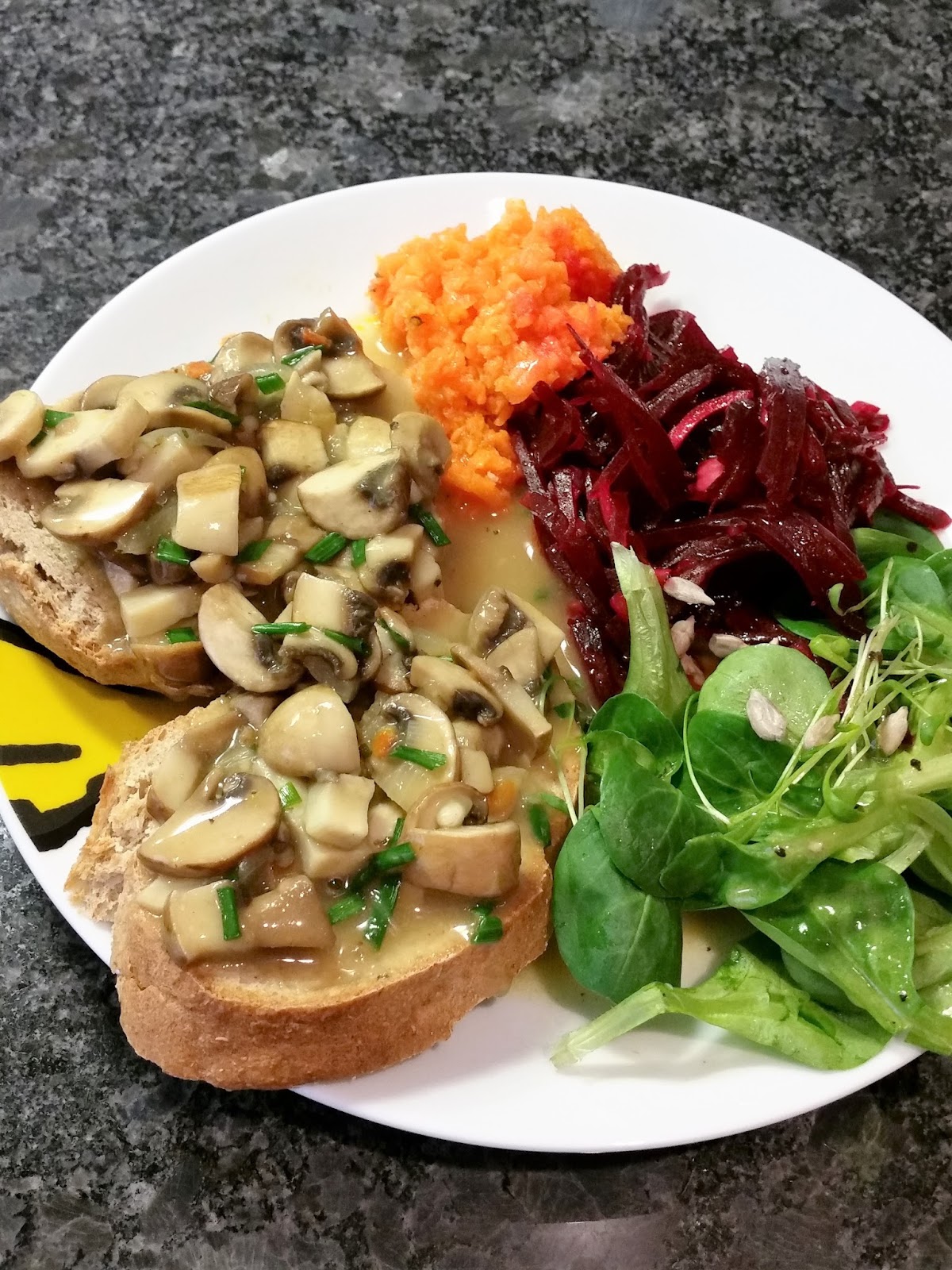 Janine&amp;#39;s vegane Küche: Pilz-Toast