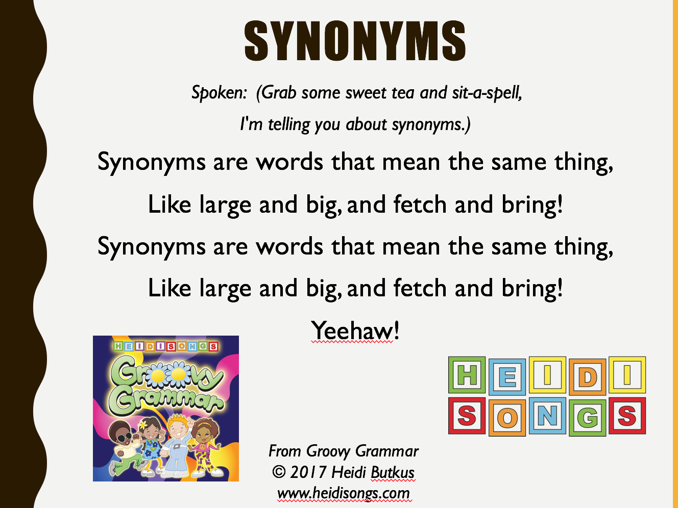 “Groovy Grammar” Songs on iTunes!