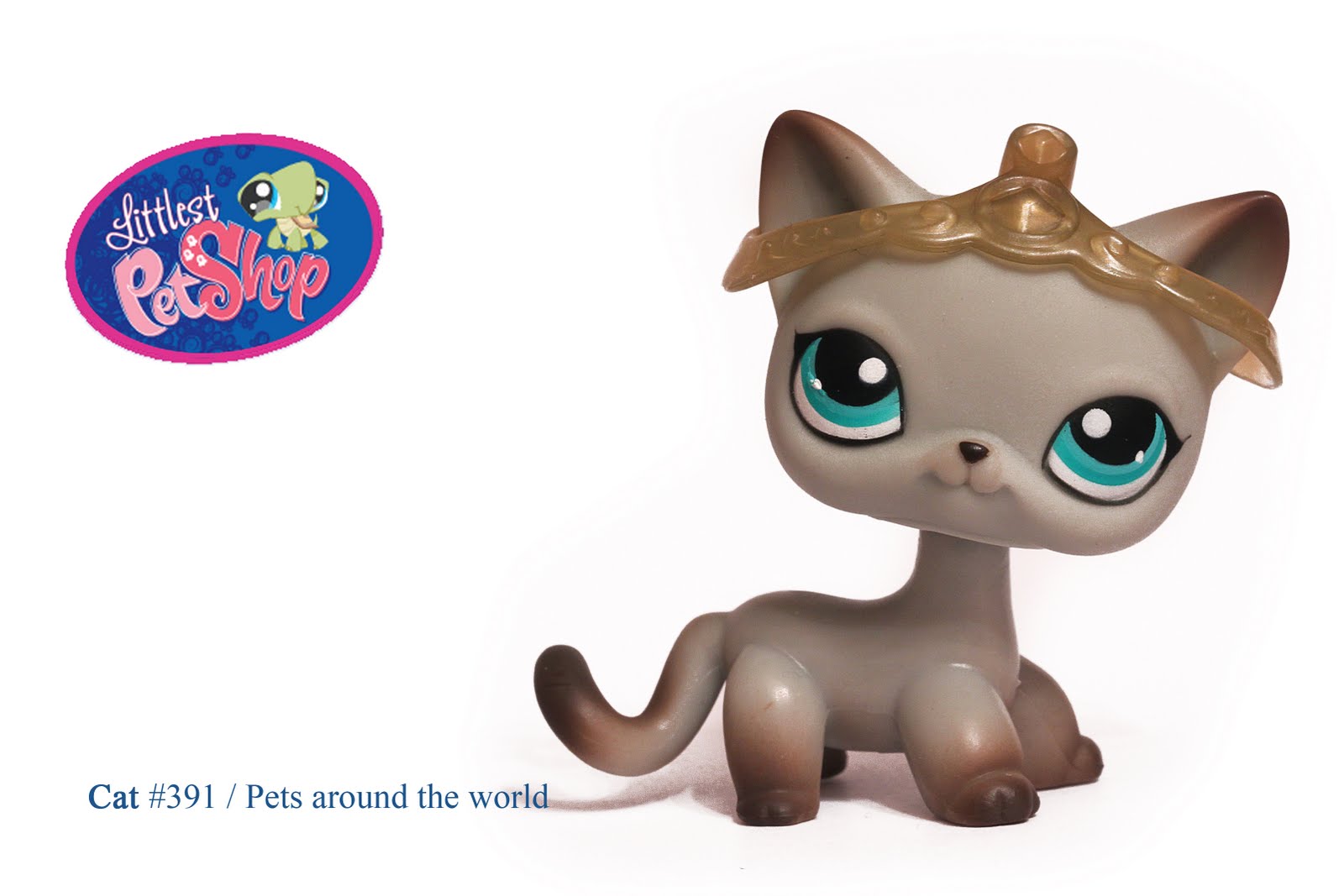 Littlest pet shop blogi Lps seisova kissa 391 / Egyptian shorthair cat