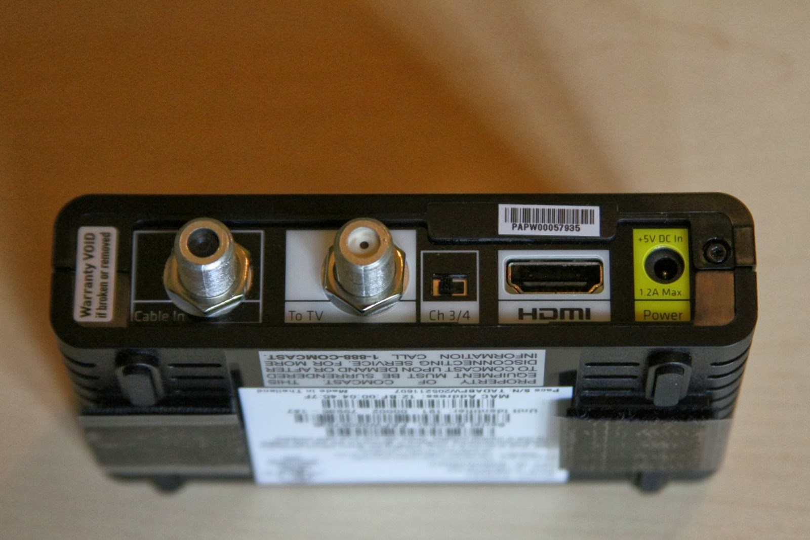 Comcast Xfinity HD UDTA Pace DC60Xu Unboxing And Setup Instructions