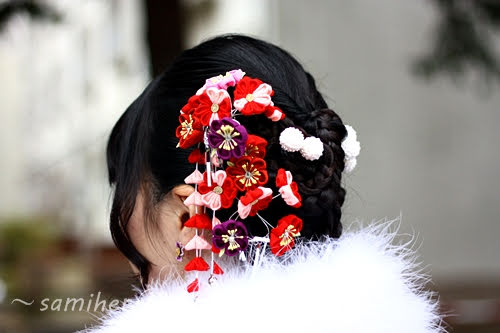 家有漂亮女兒的成人式 莎米 日々