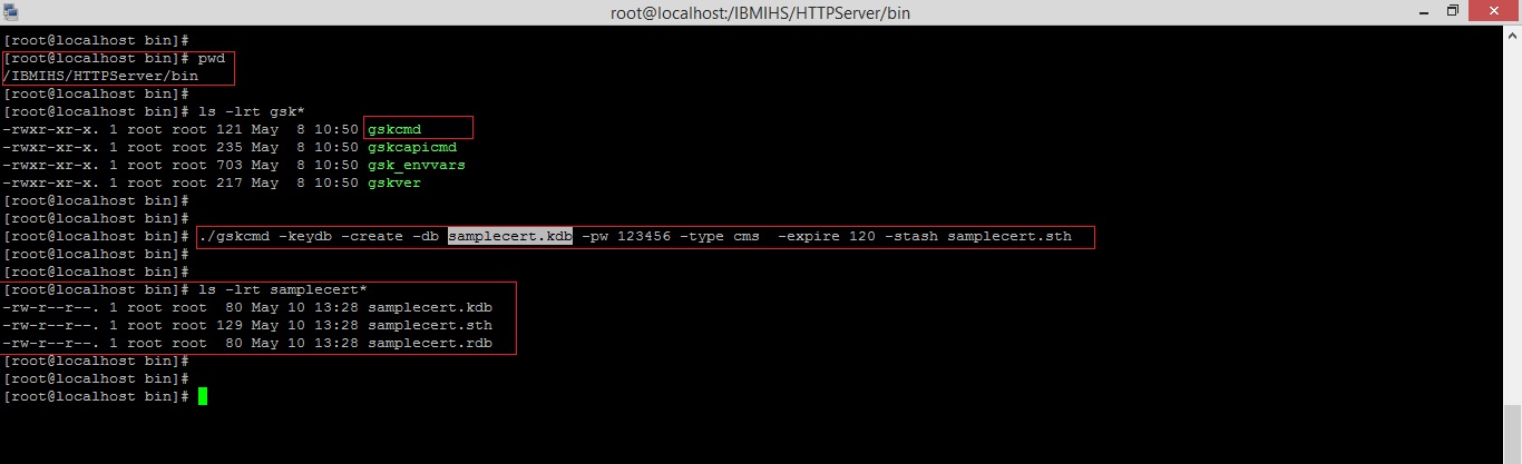 MiddlewareBox: Creating a self-Signed certificate using command line ...