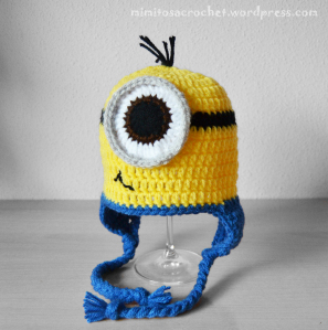 GORRO MINION CROCHET