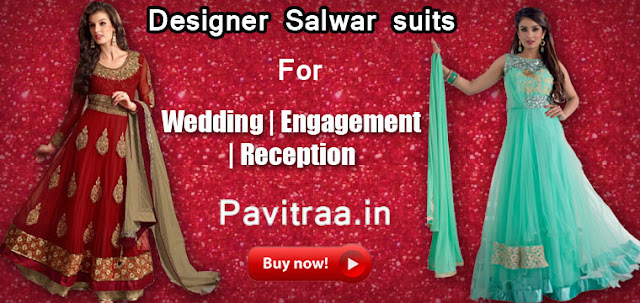  Buy Modern Indian Heavy Designer Bridal Anarkali Salwar Suit Dresses online shopping 2016 collection for Wedding at pavitraa.in