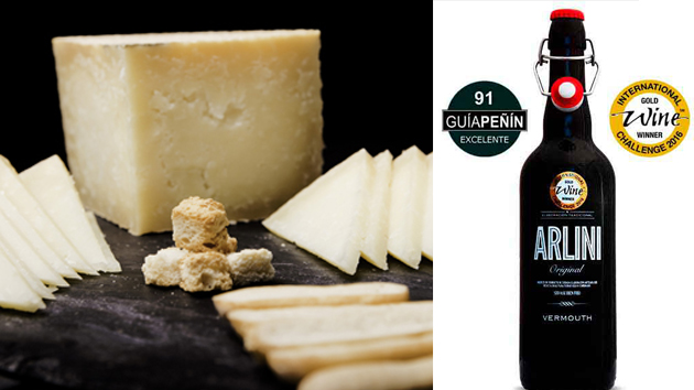 queso manchego y vermut queso manchego y vermut