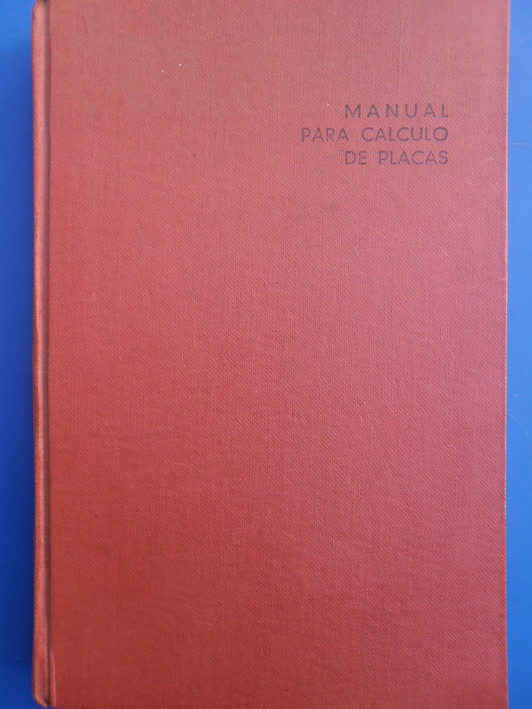 LA PLUMA LIBROS MANUAL PARA CALCULO DE PLACAS KALMANOK