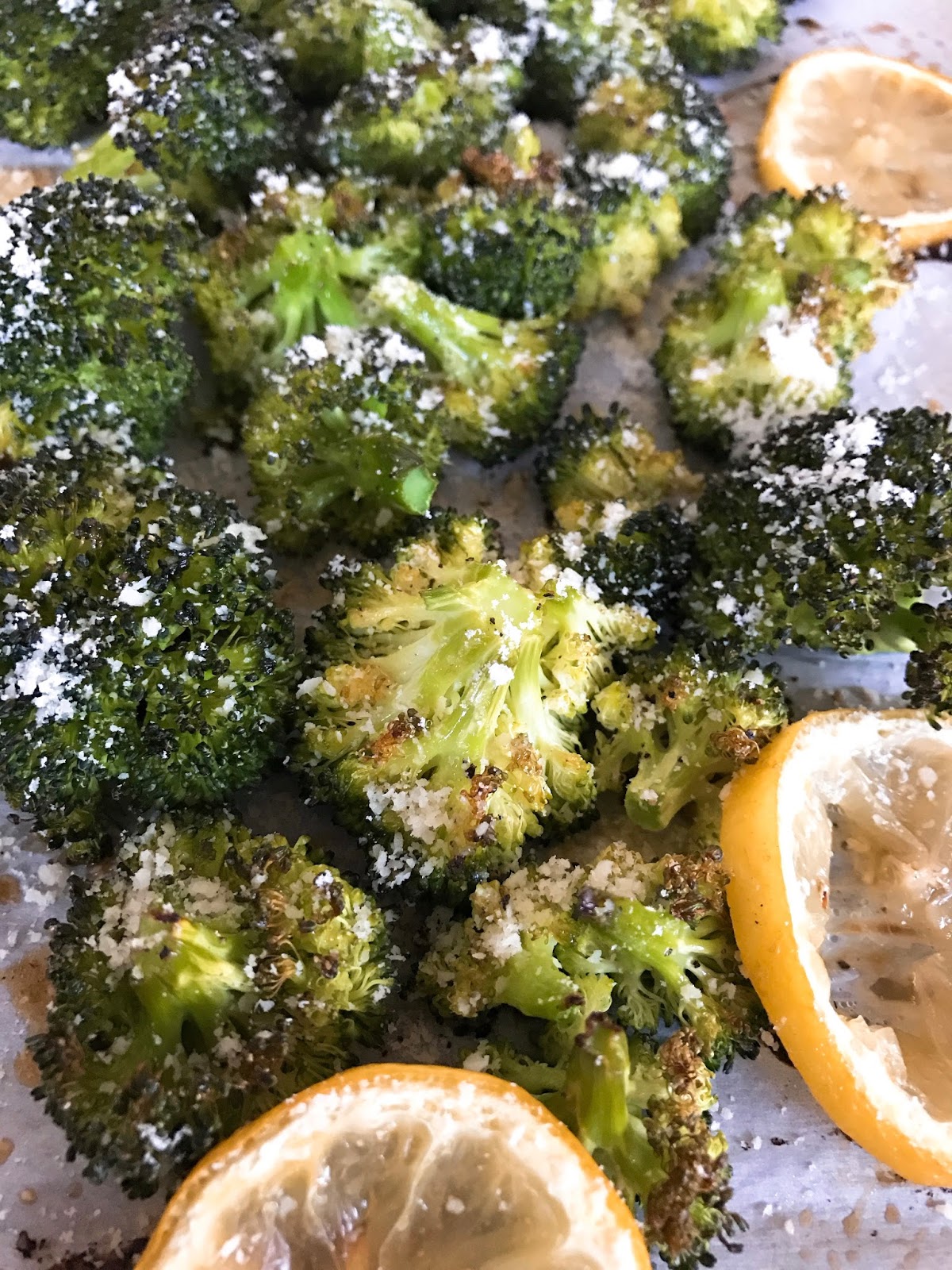 OvenRoasted Broccoli and Lemon with Parmesan