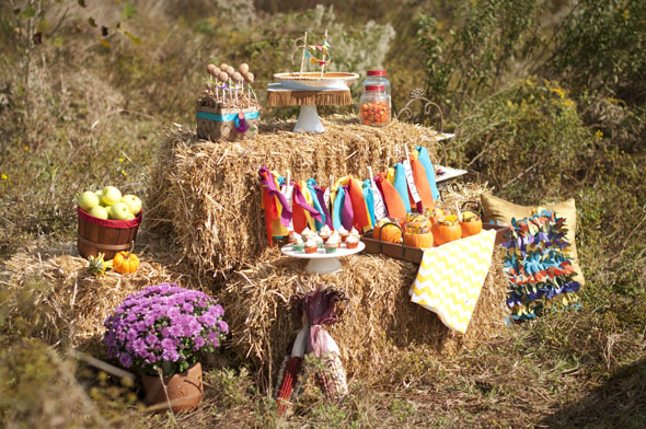 Kara s Party Ideas Fall  Harvest  Rustic Thanksgiving Party  - 62