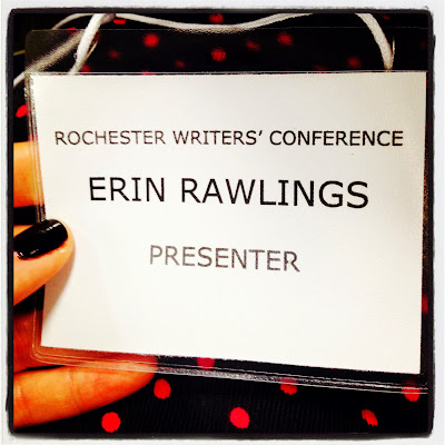 presenter, rochester writers' conference, badge 