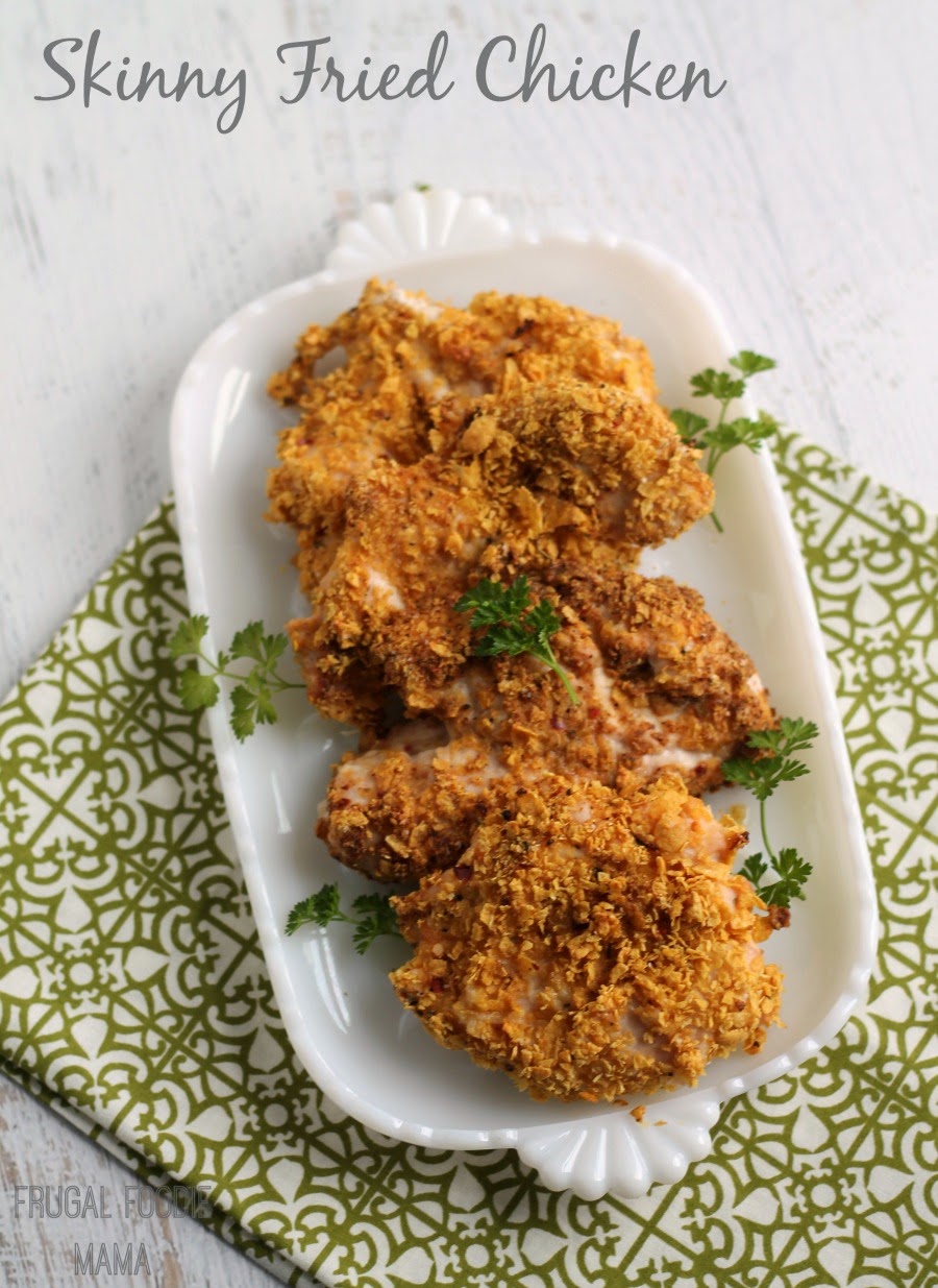 This flavorful Skinny Fried Chicken has less fat and far fewer calories than its traditional counterpart.