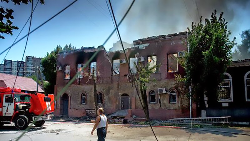 Luhansk is at the edge of humanitarian and ecological catastrophe after terrorists' attacks