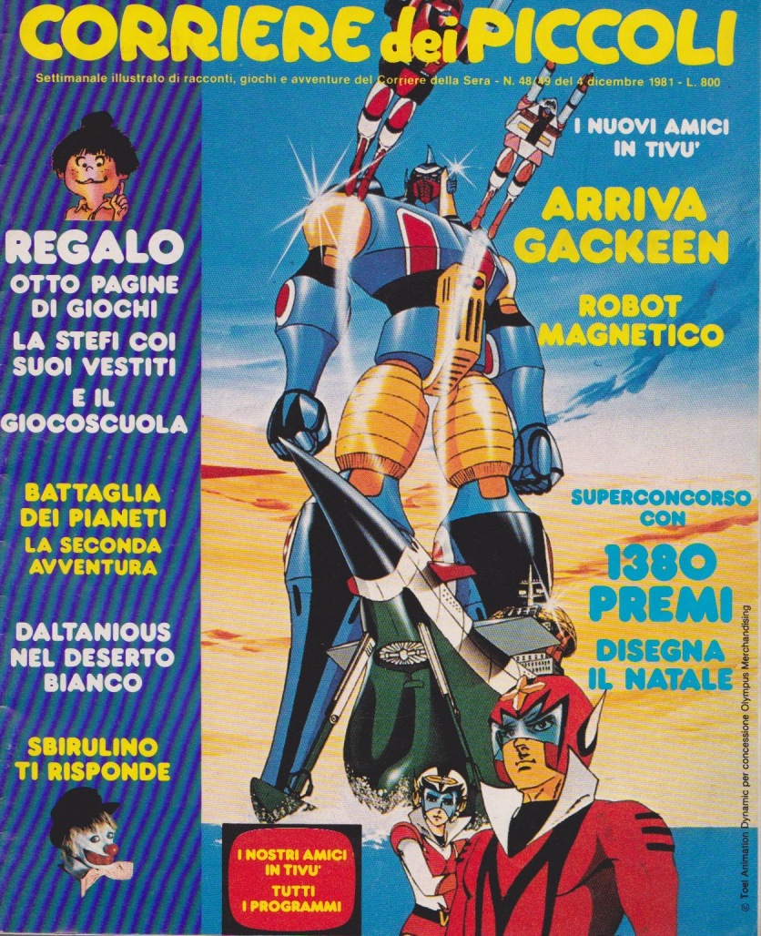 Gatchaman la battaglia dei pianeti Serie Cartoni