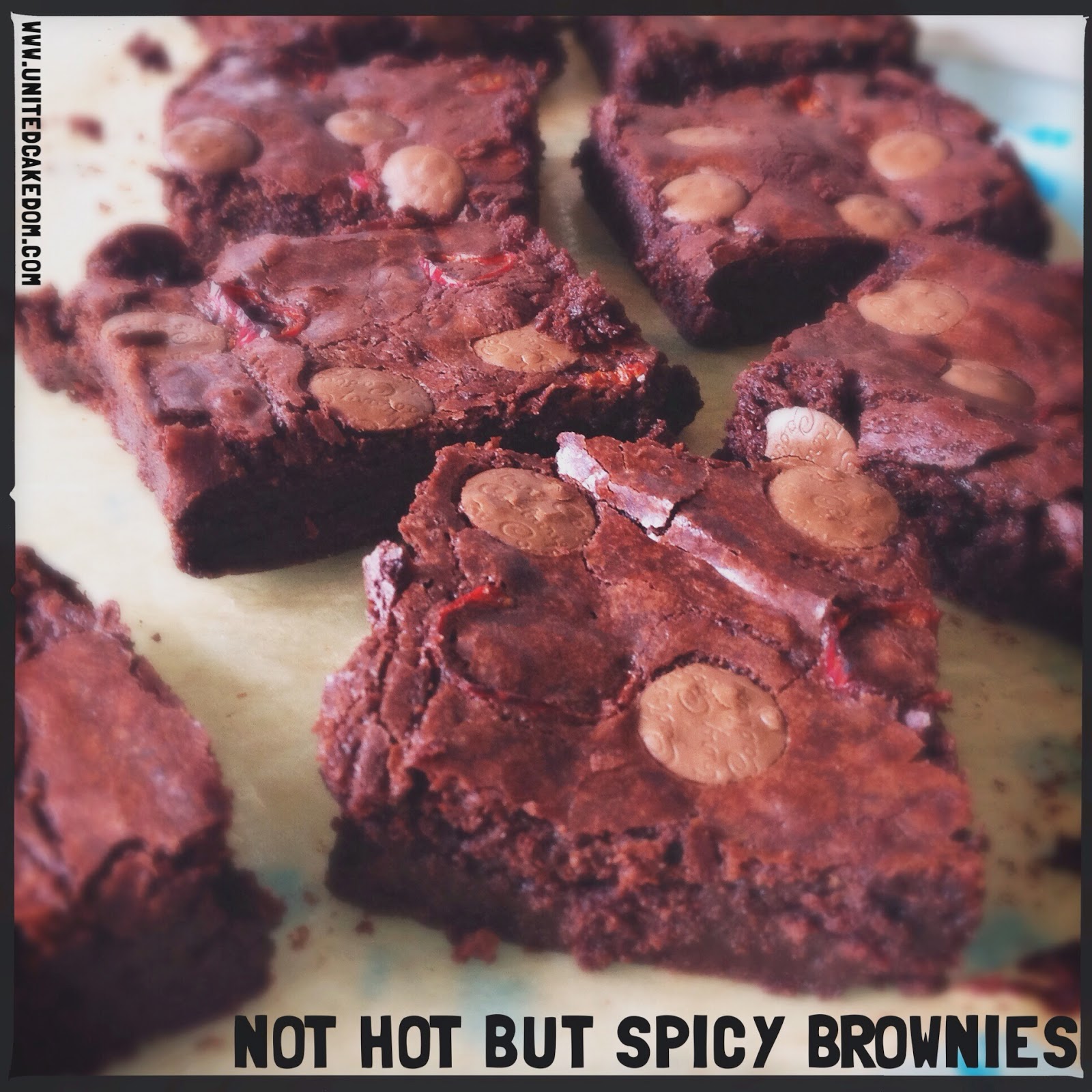 United Cakedom Not Hot But Spicy Brownies