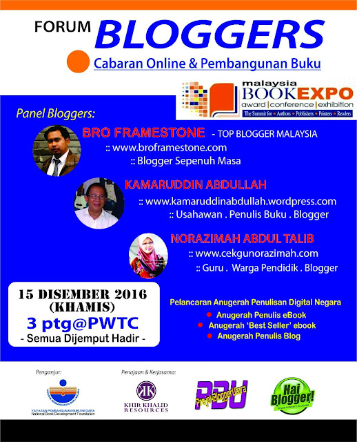 Forum Bloggers di Ekspo Buku Malaysia Forum Bloggers di Ekspo Buku Malaysia