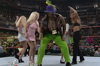 WWE / WWF No Mercy 1999 - The Godfather dances with his hos