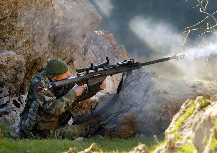 Fusil Barret Calibre 50 En Accion