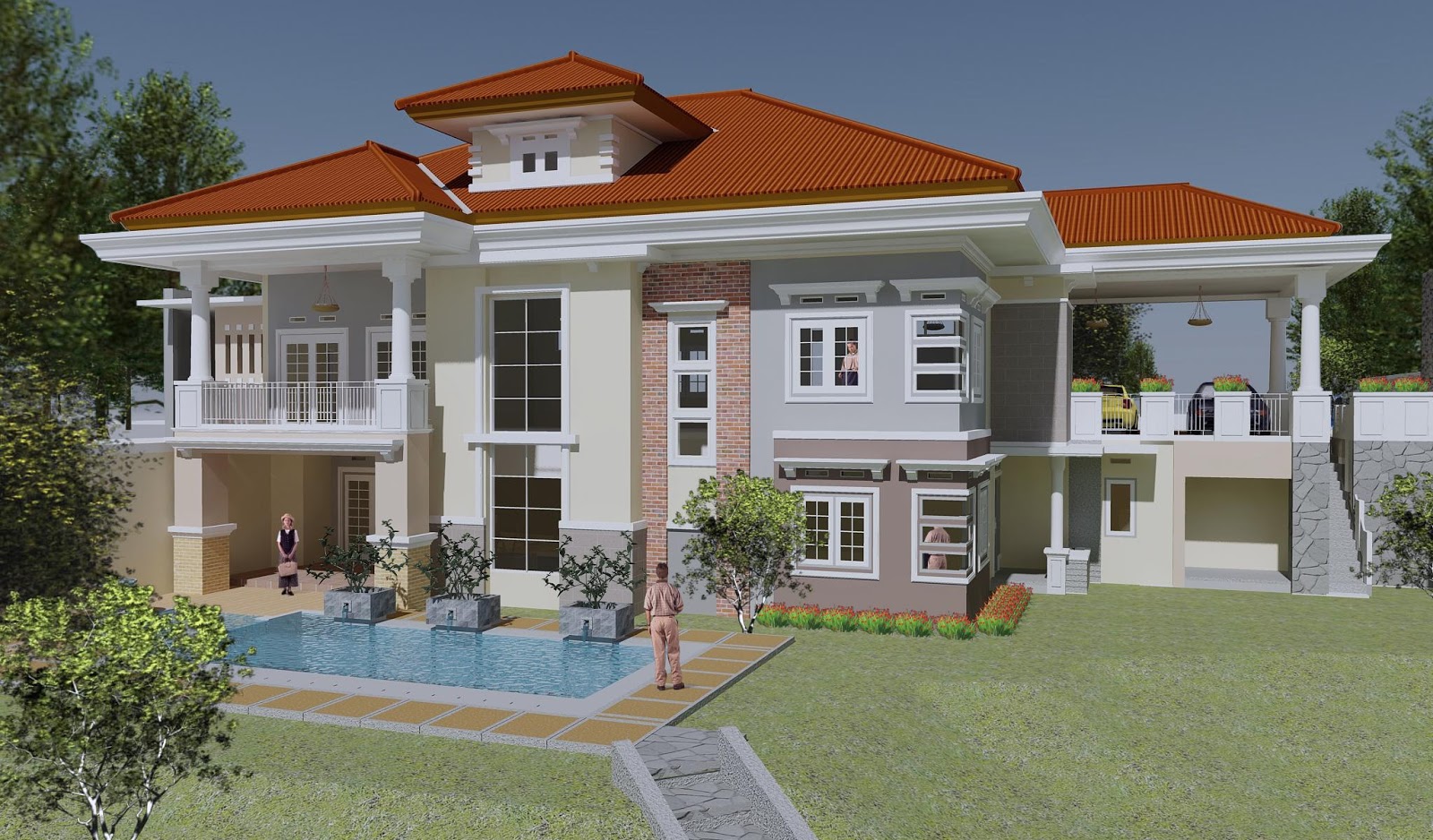  Desain  Rumah  Mewah  Yang  Keren