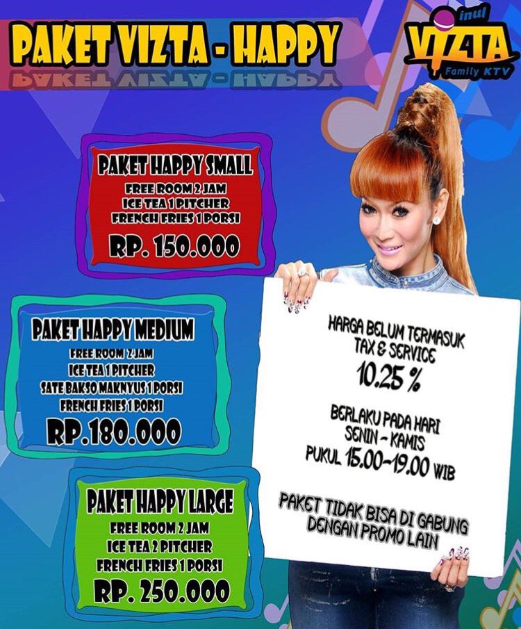 Promo Paket Happy Inul Vizta Palembang - Inul Vizta Family KTV