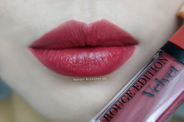 Bourjois Rouge Edition Velvet Beau Brun Lip Swatch