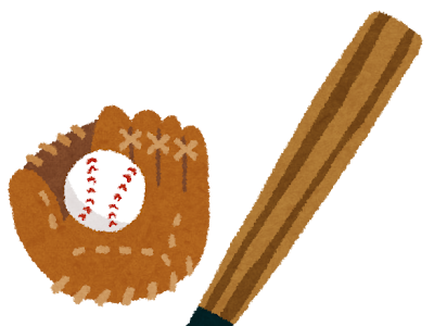 [最も人気のある！] 野球 バット イラスト 221818-野球 バット グローブ イラスト