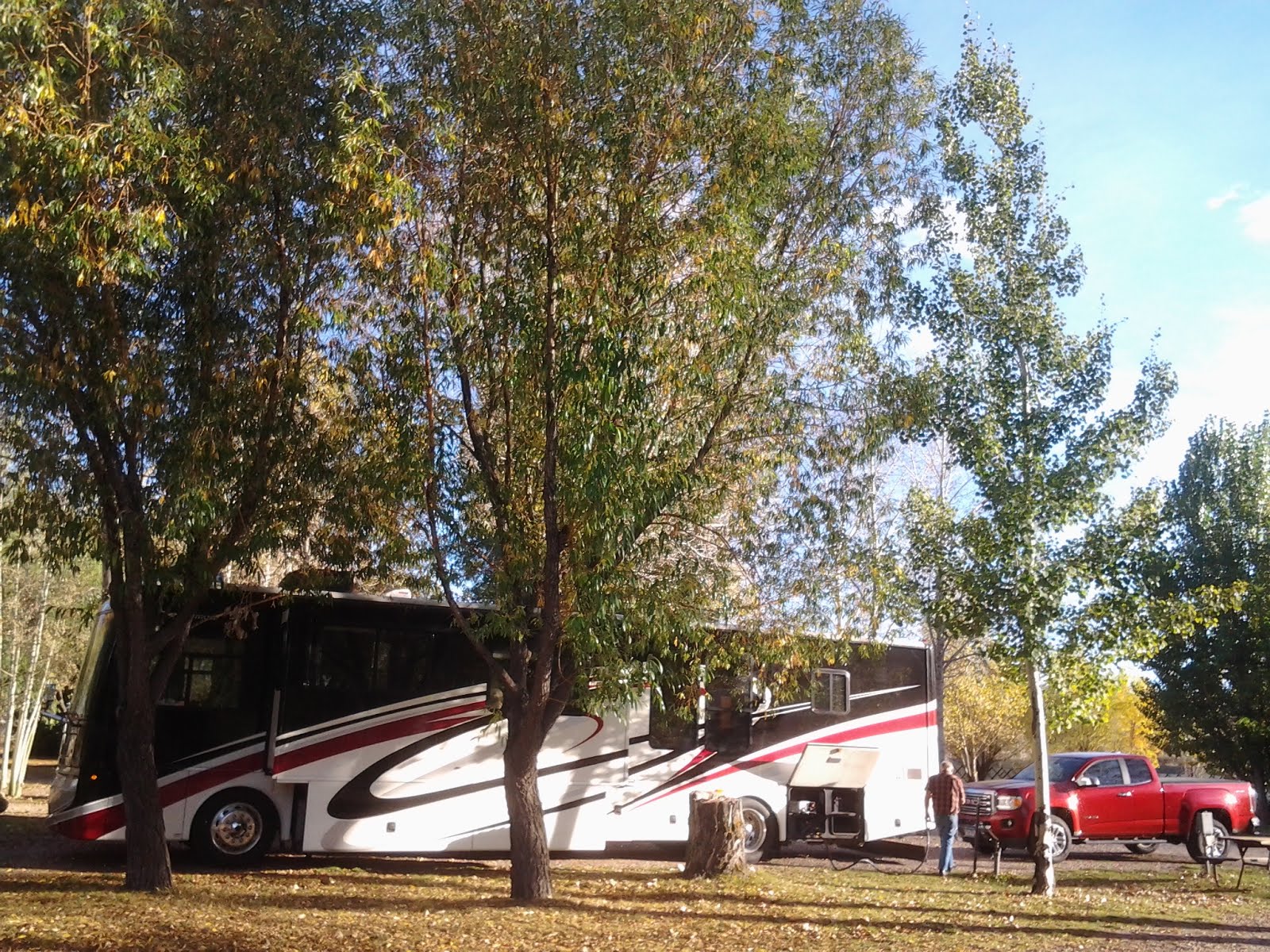 2015 Evanston WY, Our Excursion coach and Canyon