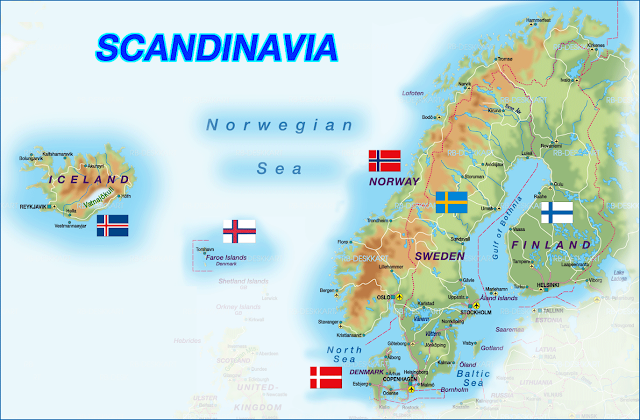 Книга про Данію, Ісландію, Норвегію, Швецію та Фінляндію