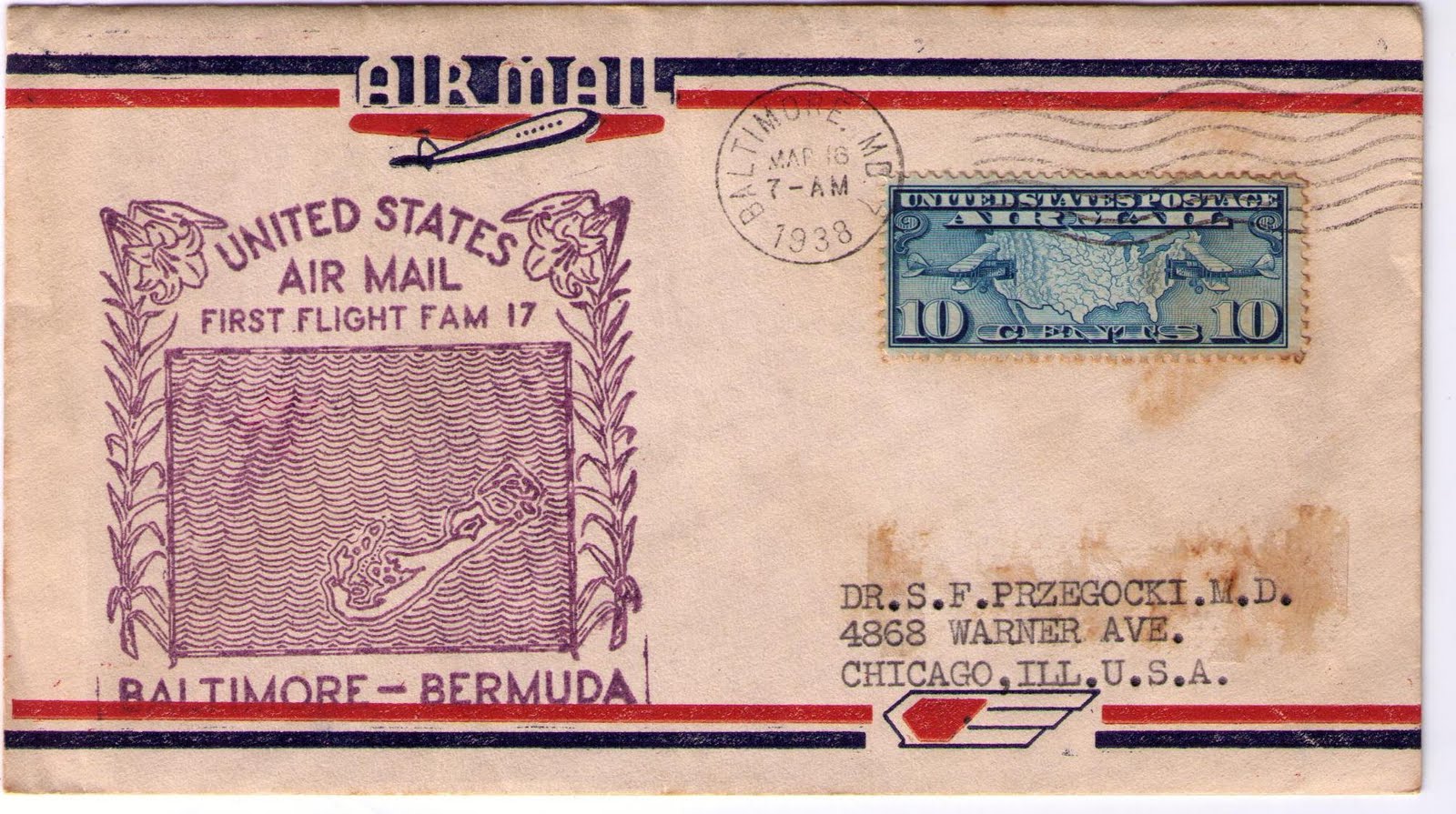 Postal History Corner: International Air Mail Letter Rates Part 1 ...