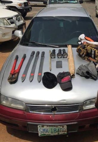 Photo: RRS intercepts vehicle ladened with weapons
