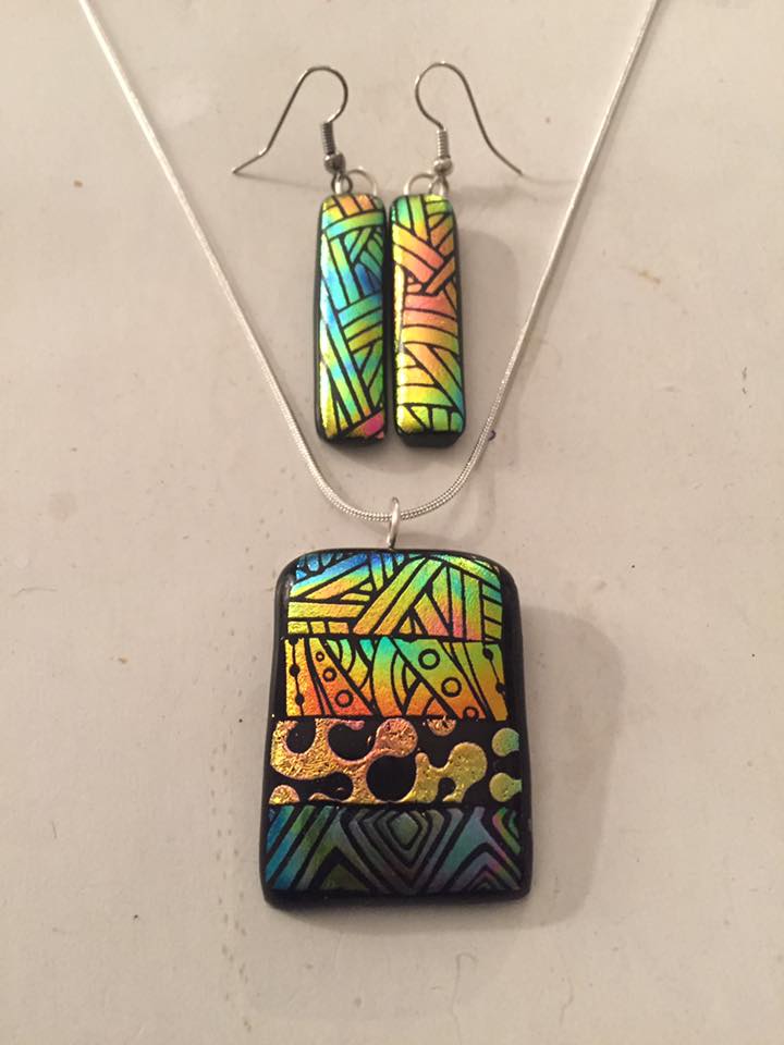 Naomi's Designs Handmade Wire Jewelry Abstract and geometric fused