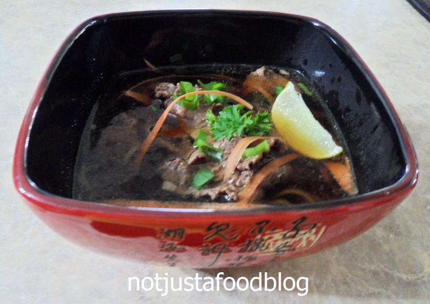 Beef Soup with Soba Not Just A Food Blog