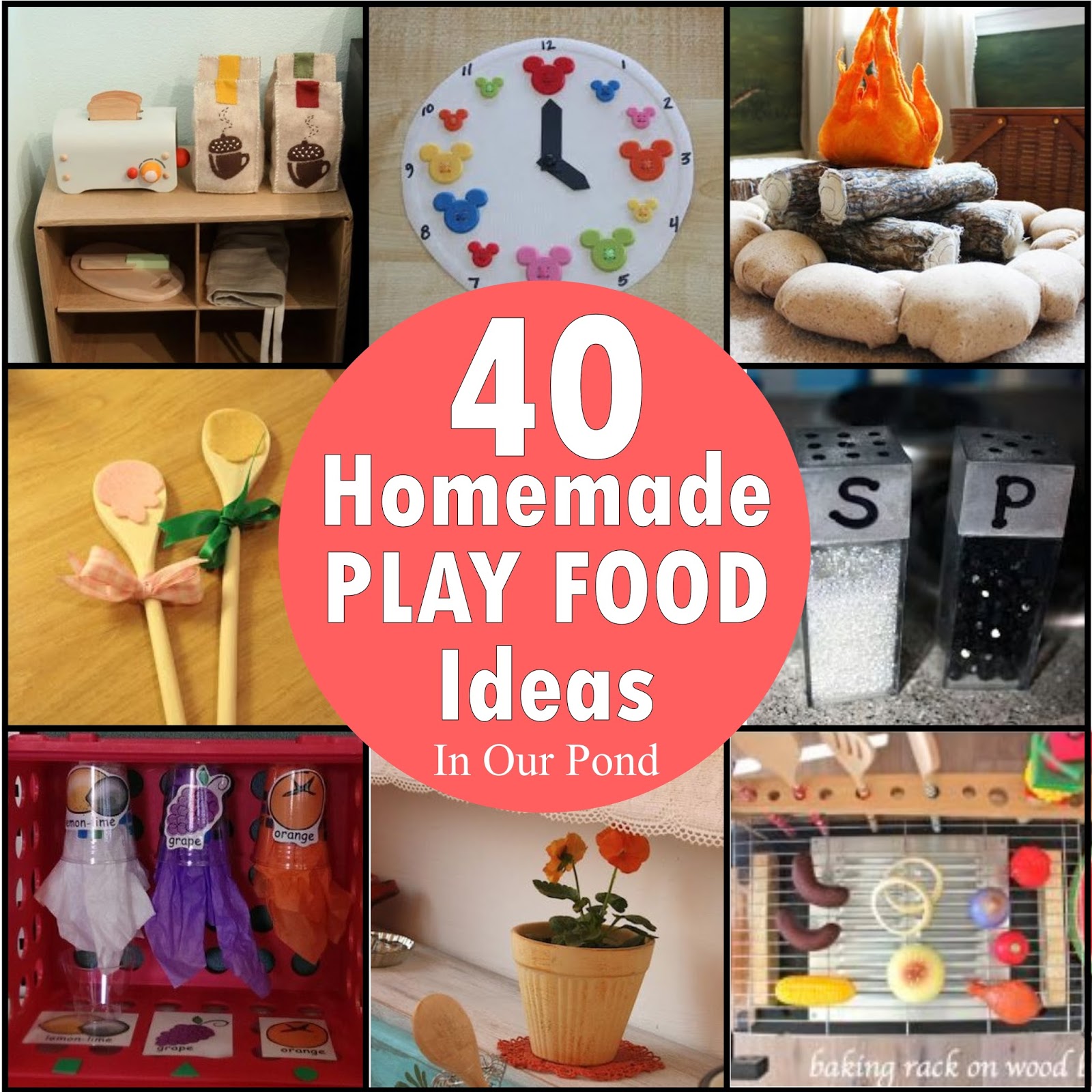 40 Homemade Play Food Ideas