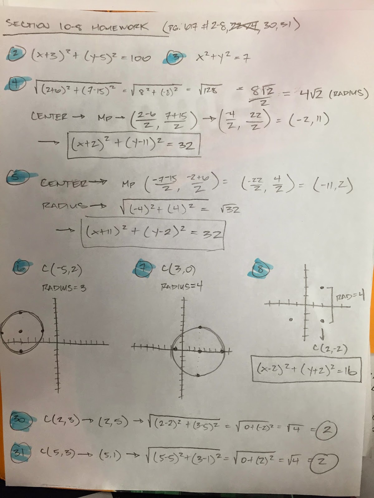 Honors Geometry Vintage High School Section 108