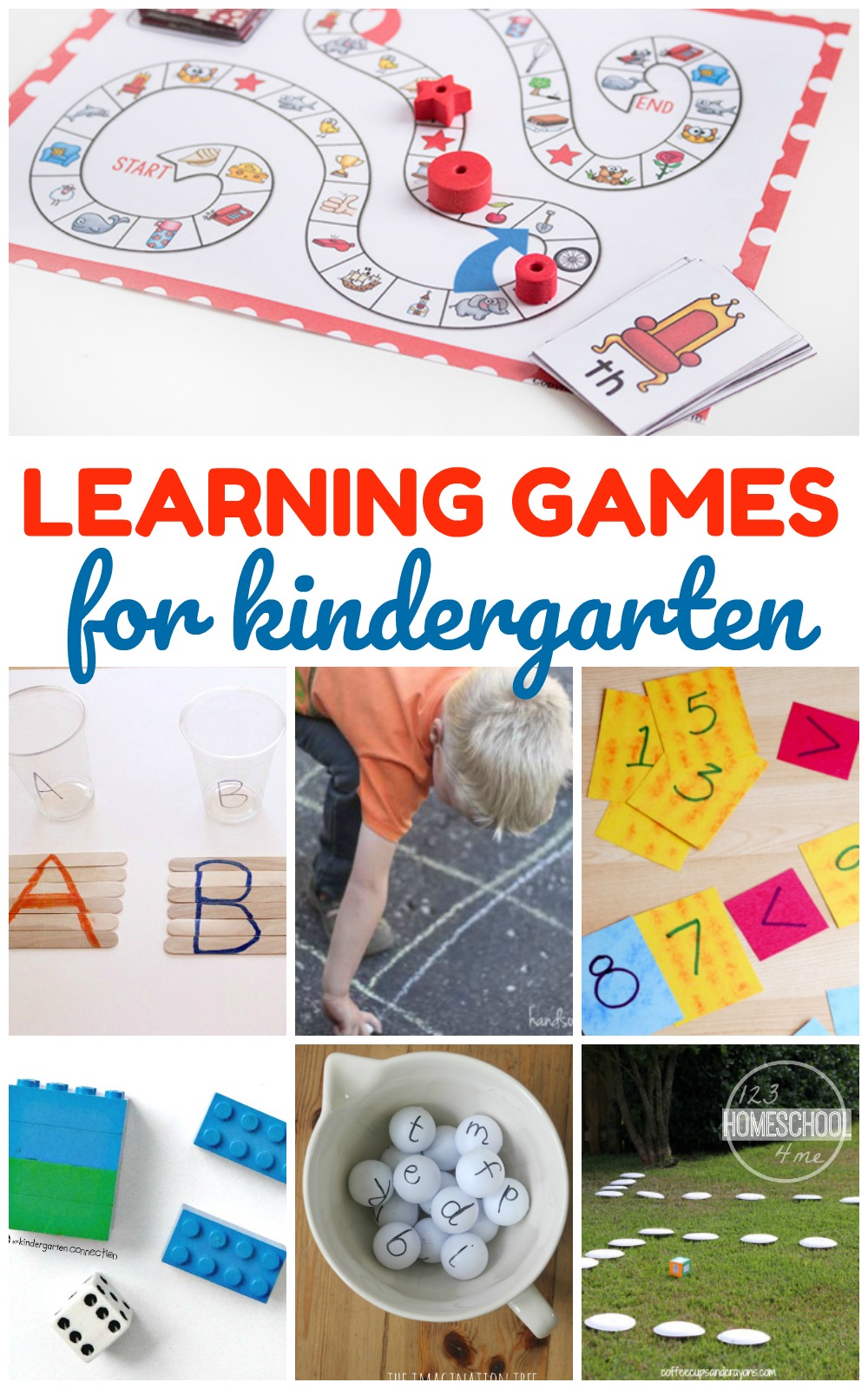 Kindergarten Worksheets and Games: 35 Kindergarten Games for Learning