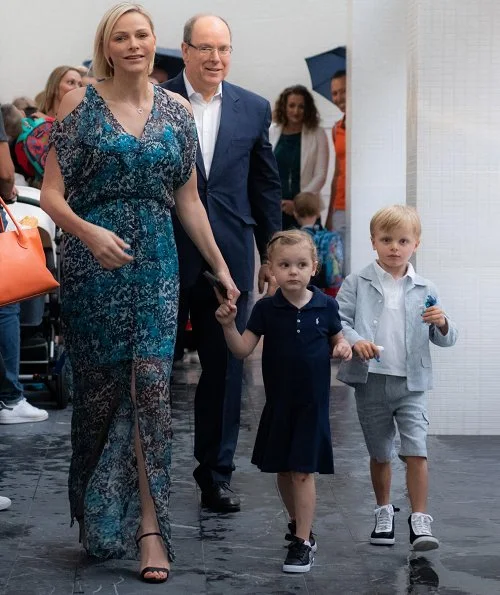 Prince Albert II, Princess Charlene, Crown Prince Jacques and Princess Gabriella