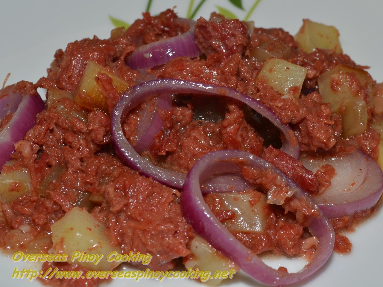 Ginisang Corned Beef with Potato, Ginisang Carne Norte at Patatas