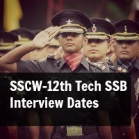 SSCW 12th+Tech+SSB+Interview+Dates+