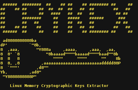 CryKeX Linux Memory Cryptographic Keys Extractor