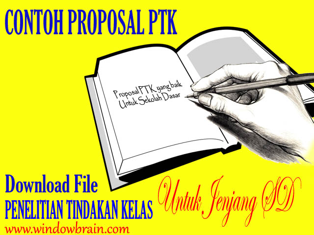 Download File Contoh Proposal Ptk Sd Penelitian Tindakan Kelas Sekolah Dasar Windowbrain