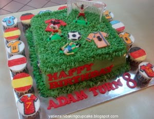 Football Theme birthday Cake