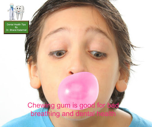 chewing gums is goog for the health of teeth