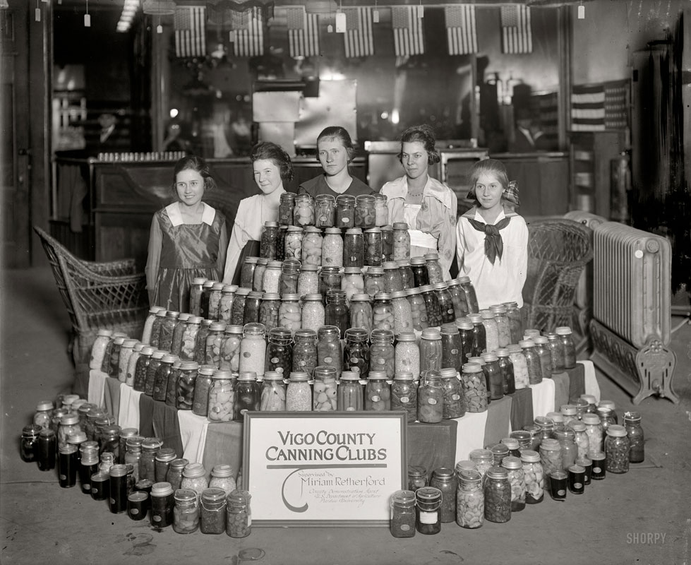 Picture Sundays The Vigo County Canning Club Root Simple