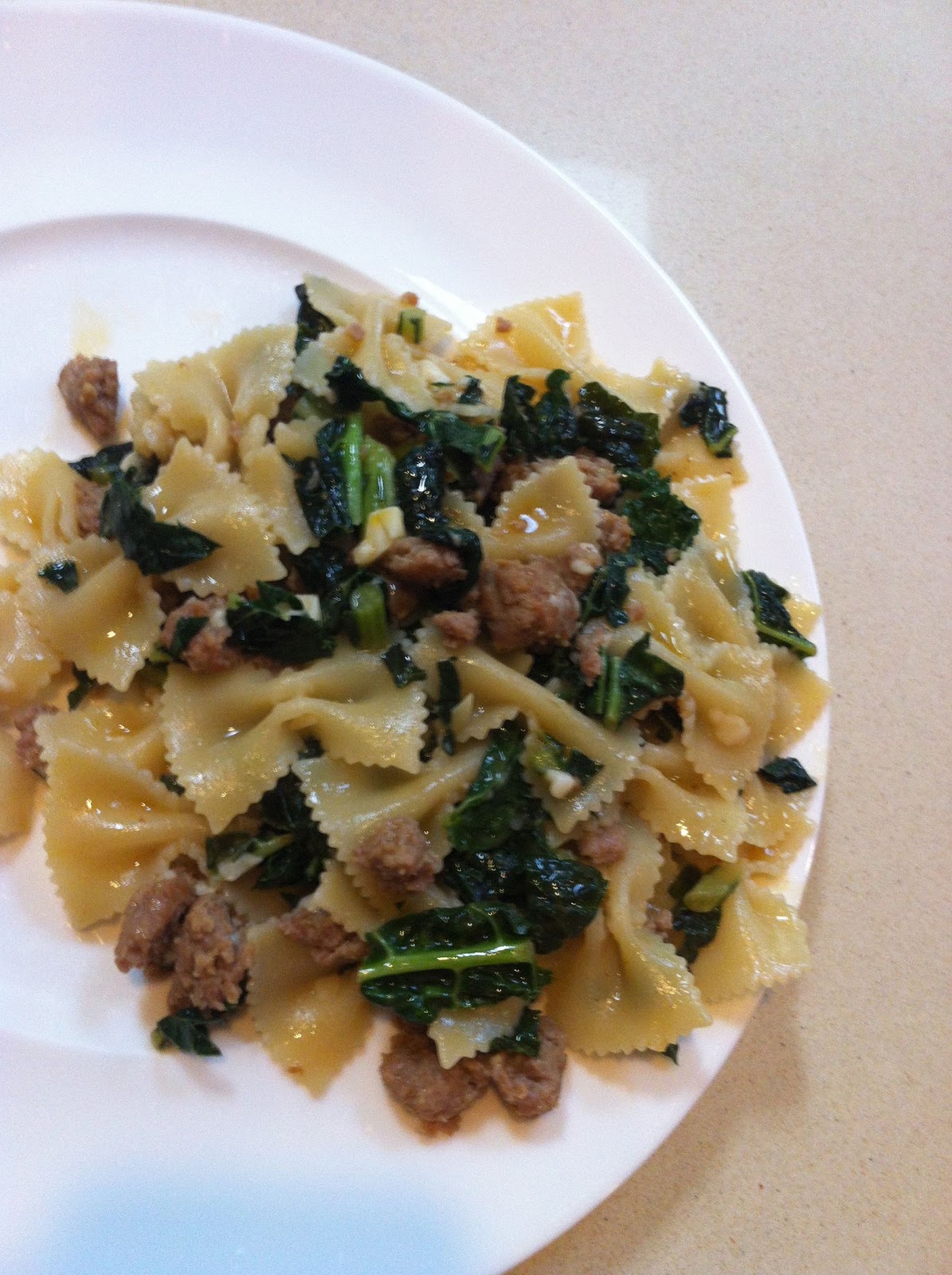 What's for Meat? Sausage & Kale Pasta