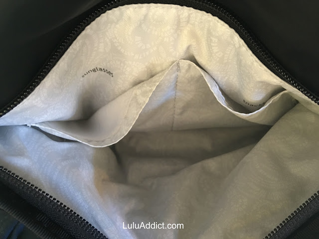 lululemon urbanite-backpack  front pocket