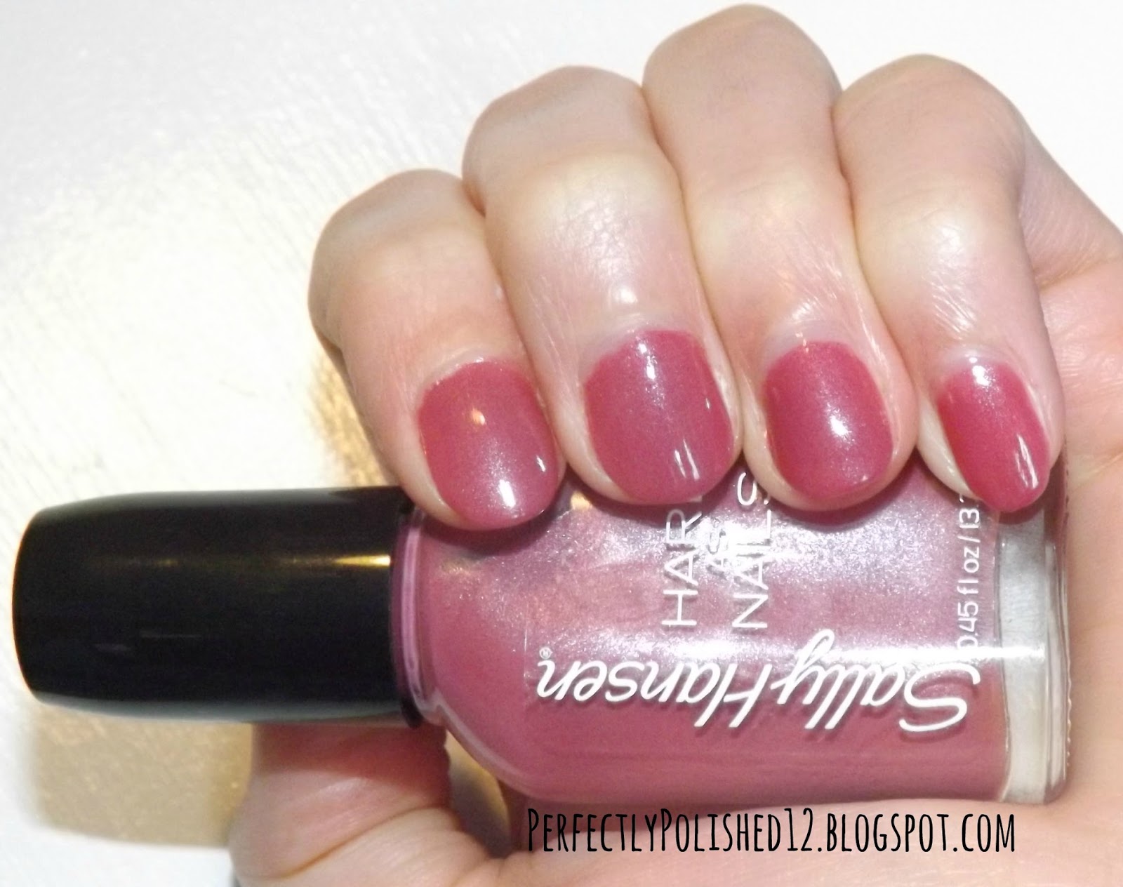 Perfectly Polished 12 Sally Hansen Hard As Nails "Rockin' Hard"