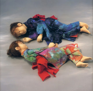 текстильные куклы японские