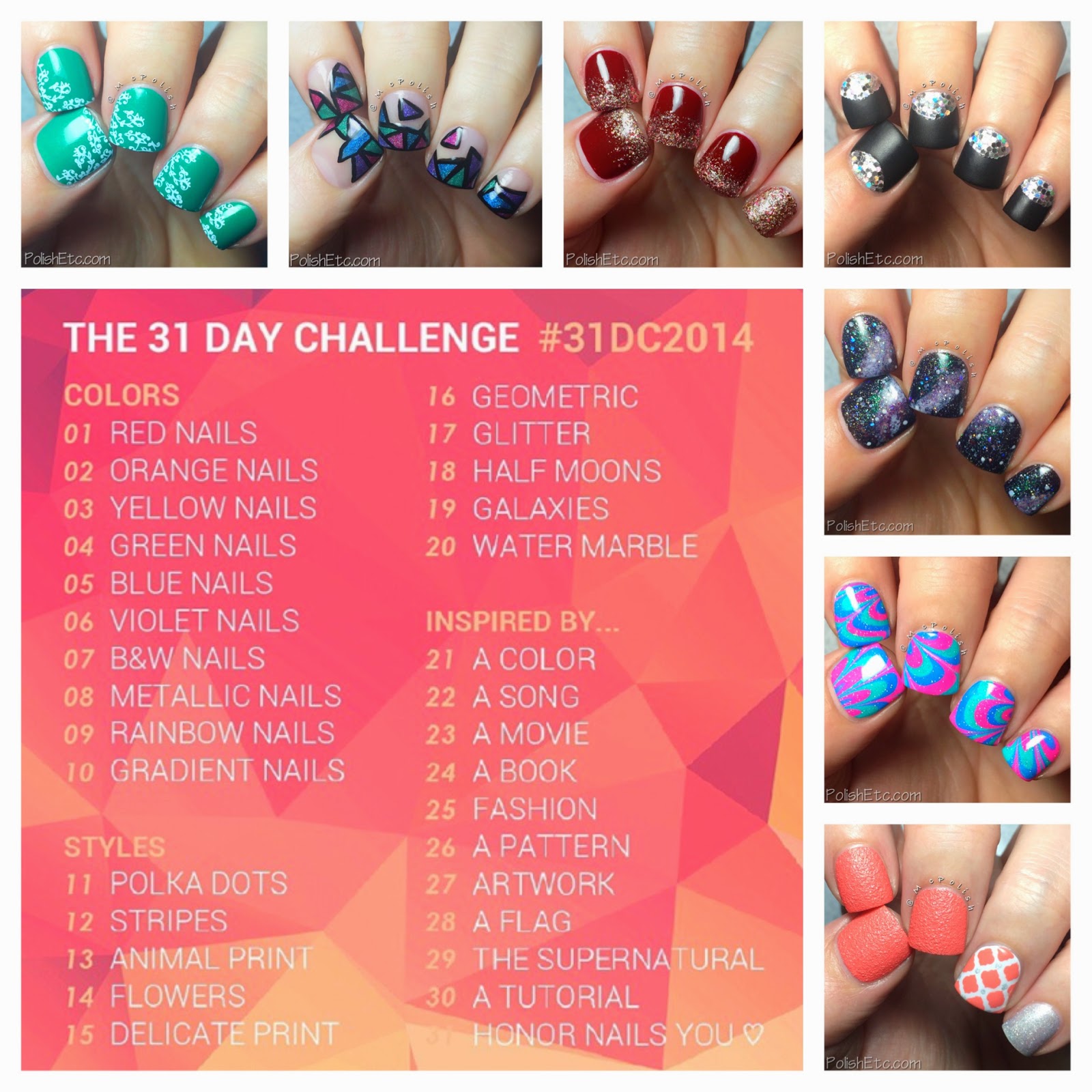 31 Day Nail Art Challenge - #31dc2014 - McPolish 