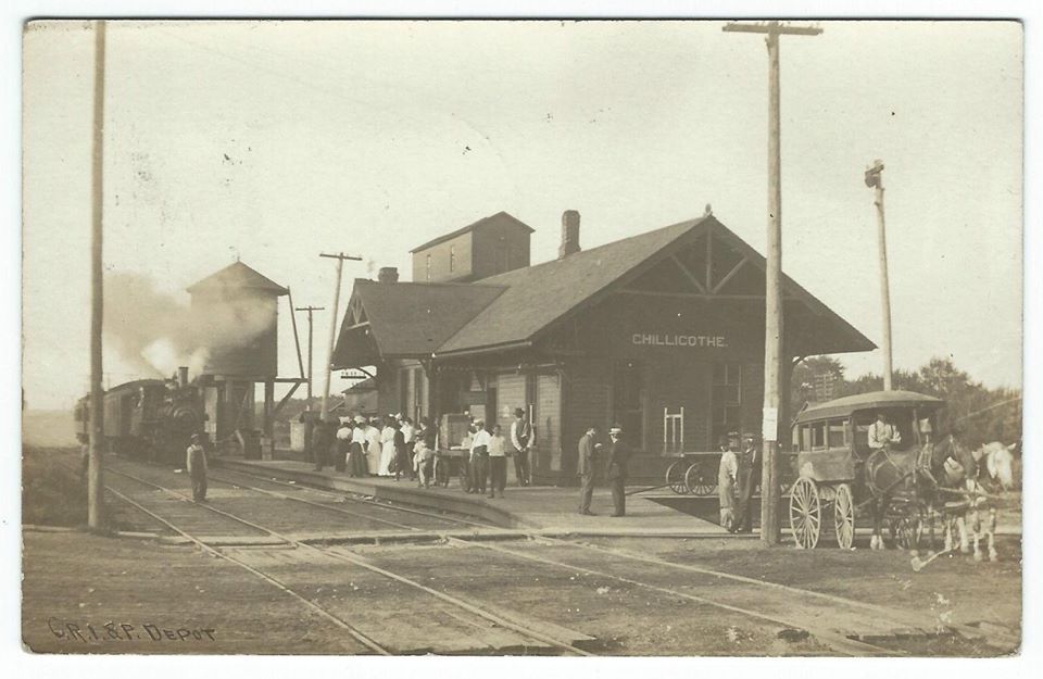 Towns and Nature Chillicothe, IL 1889 Rock Island Depot