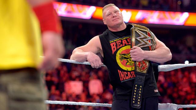 Brock Lesnar não está feliz com os planos para ele na WrestleMania 32 Brock