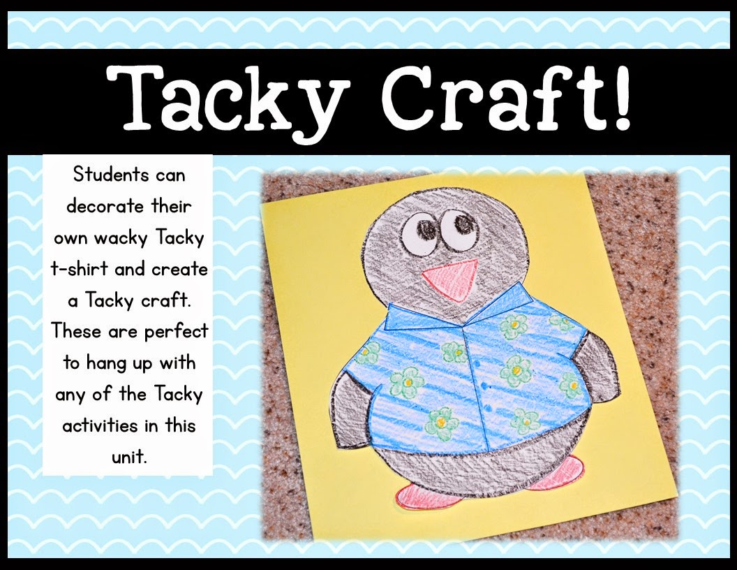 Tacky The Penguin Activities Susan Jones Teaching